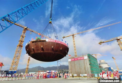 重達660噸 浙江三門核電4號機組 大鍋 順利吊裝
